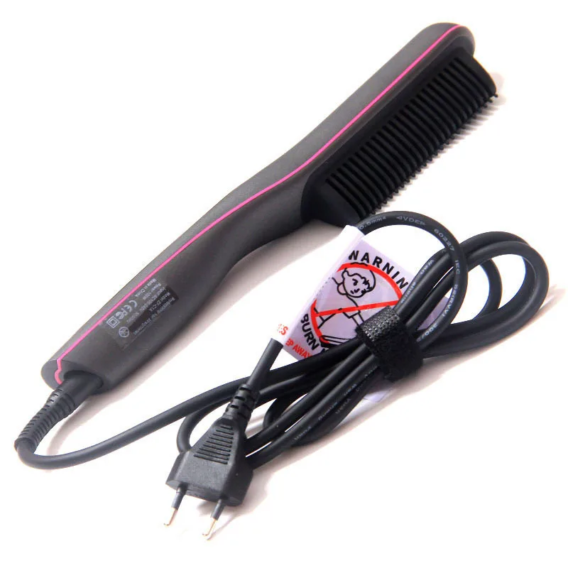 Hair Straightener Multifunctional Professional Men Beard Straightener Brush Grooming Hot Comb Beard Straightener Brush 6