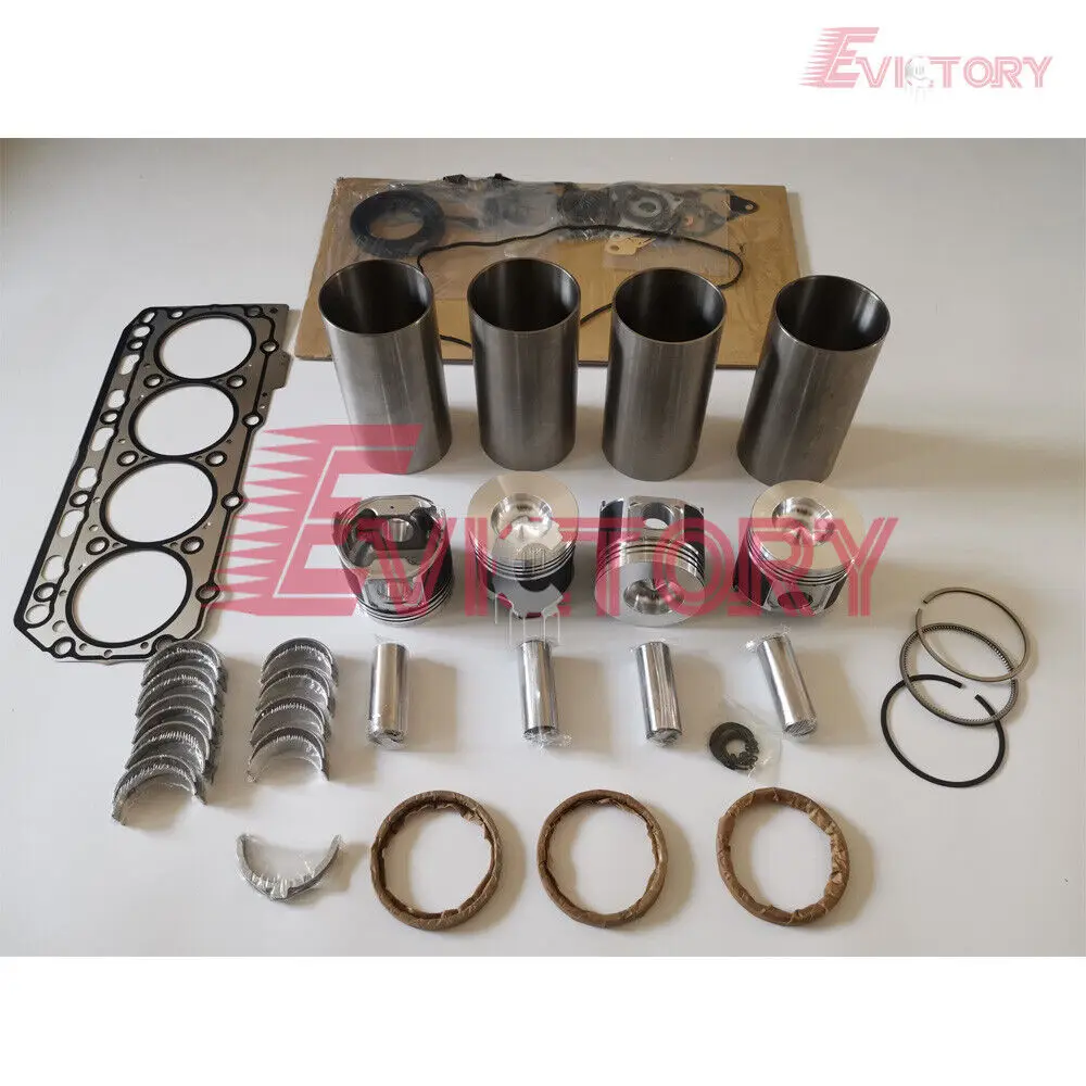 

For YANMAR 4TN82L 4TN82 4TN82E overhaul rebuild kit piston liner gasket bearing