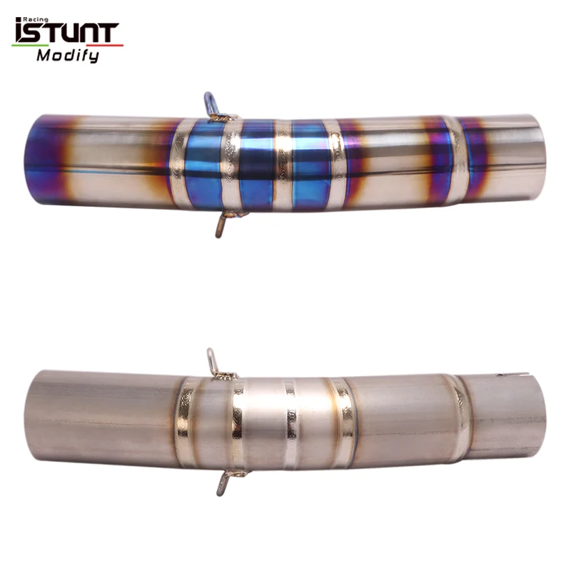 For TRIUMPH DAYTONA 675 R 2013 -2017 Motorcycle Exhaust Modified Titanium alloy Exhaust Middle Link Pipe Connect 50.8MM Muffler - Image 6