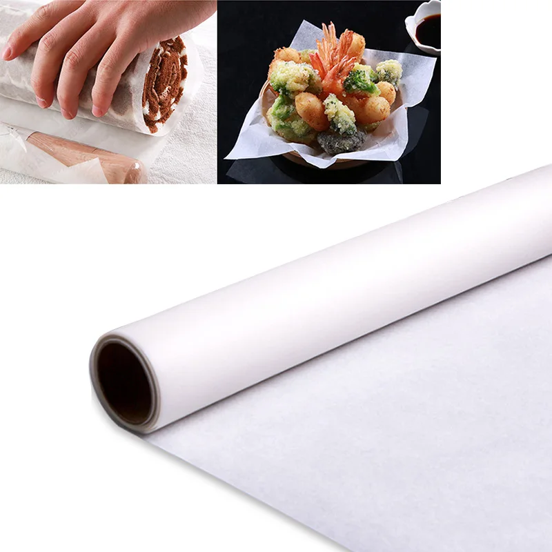 35/10/20/5M NonStick Cookie Sheet Parchment Paper Baking Sheets Pan Line  Paper Oil Paper Butter Non-stick Paper - AliExpress