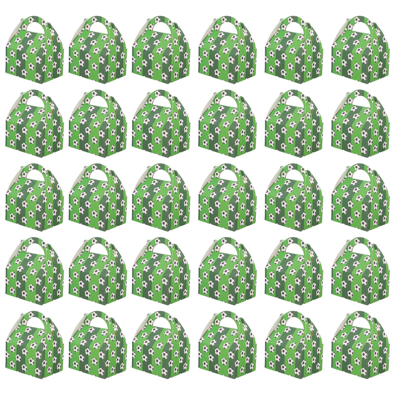 

50 Pcs Gift Football Cartoon Party Favors Candy Box Chocolates Paper Handheld Boxes