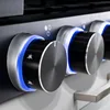 RV Built In Gas Cooktop | 2 Burner or 3 Burner | RV Cooktop Stove | 6,500 and 8,000 BTU Burners |Cover Included(Black, 3-Burner) 4