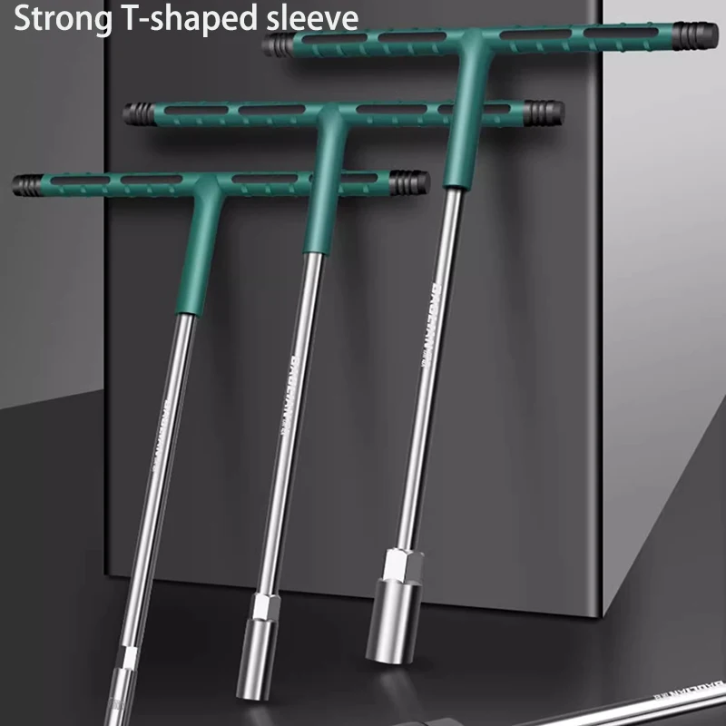 T-shaped Hand Tool Hex Socket Wrench Metric6-19mm T-handle Wrench Extended T-Socket Wrench 3