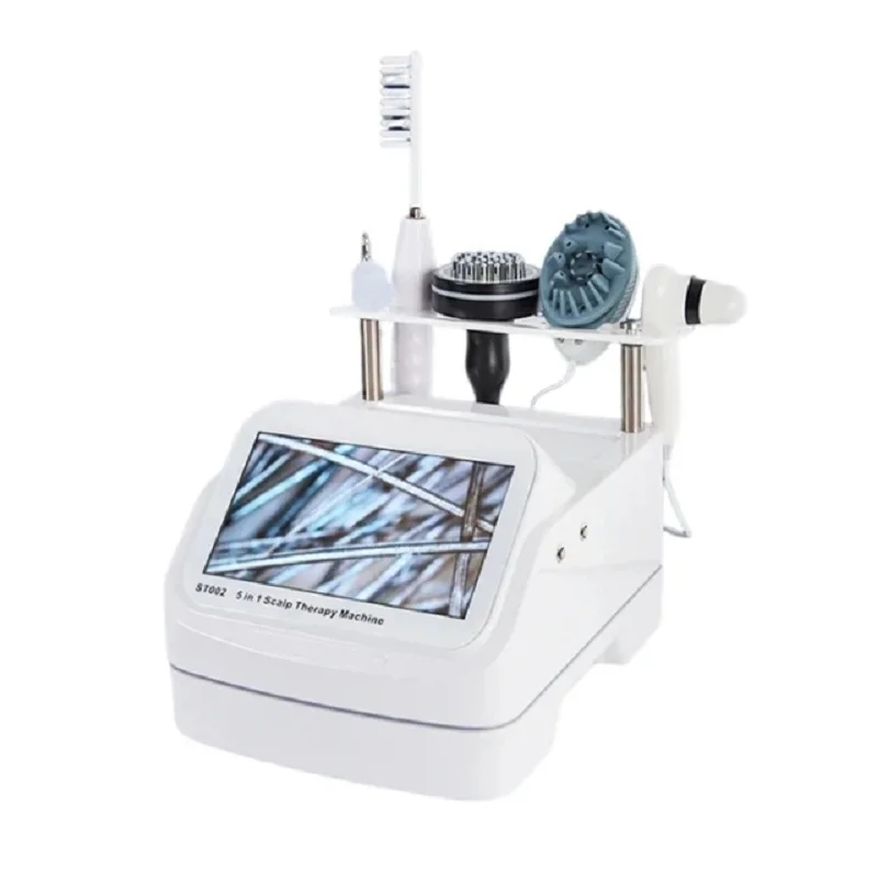 열 스마트 에어백 진동 눈 마사지기, 눈 관리 압축 블루투스 눈 마사지, 편두통 완화, 수면 개선 9 다기능 두피 케어 기기, 나노 스프레이, 헤어 테라피 기계, 헤드 스킨 케어 장치, 미용실용 나노 분무기