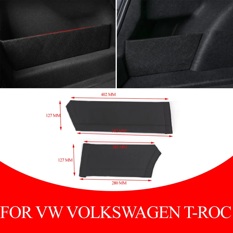 Trunk Side Partitions Trunk Partition Tail Box Volkswagen VW T-Cross Tcross-Car accesorios