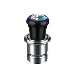 Cigarette Lighter with Car Logo - Premium 12V ABS Stainless Material (For Alfa Romeo)
