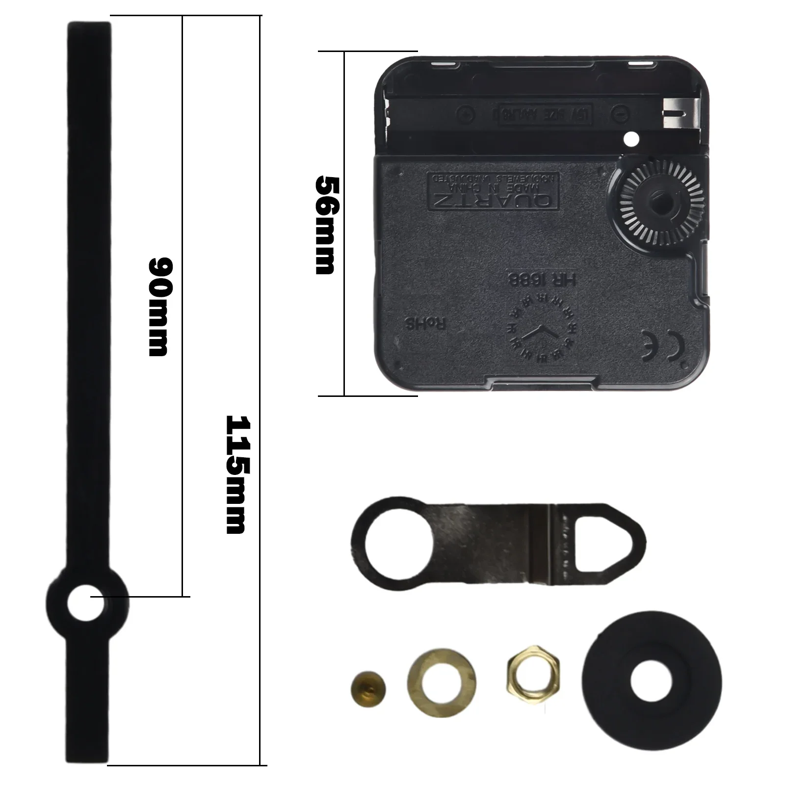 Quartz Tide Tidal Clock Movement Mechanism Motor Hand Choose Plus Fittings Classic Hanging Quartz Watches Walls Clocks 6