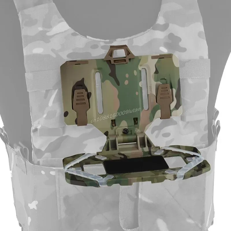 Navigation Board Holder Phone Holder MOLLE Folding Tactical Chest Rig Bag