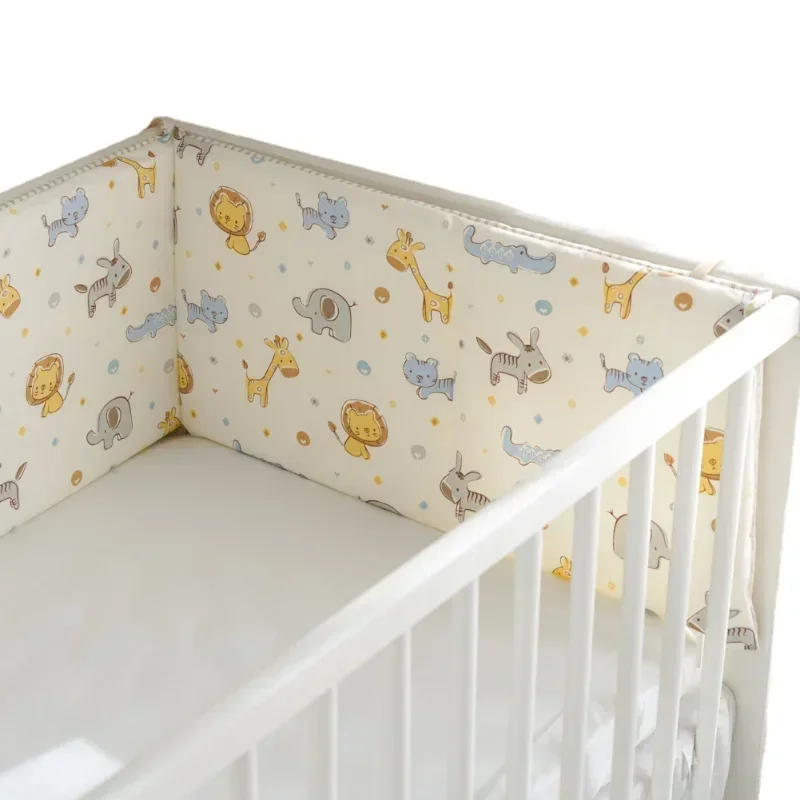 120x30cm Anti Collision Protector Soft Baby Crib Bumpers Newborn Toddler Bed Teen Room Decor Cartoon Four Seasons Universal crib bumper