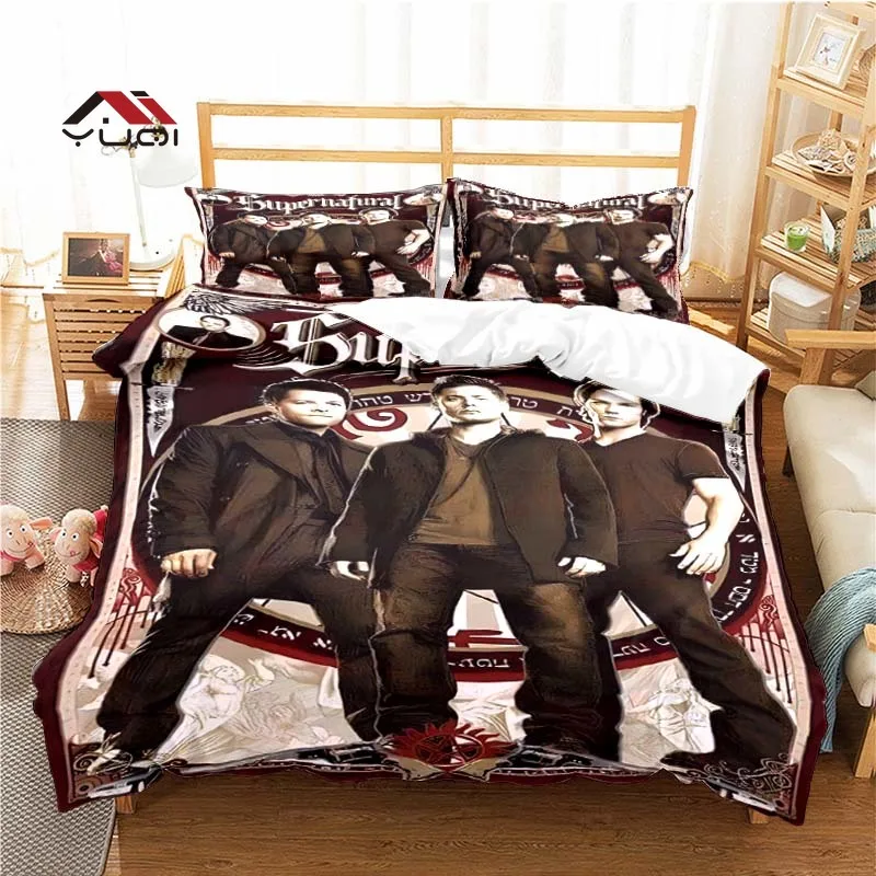 

Supernatural Pattern Duvet Cover Set Bedding for Adult Kids Bed Set Comforter Cover Bedding Set 10 Sizes