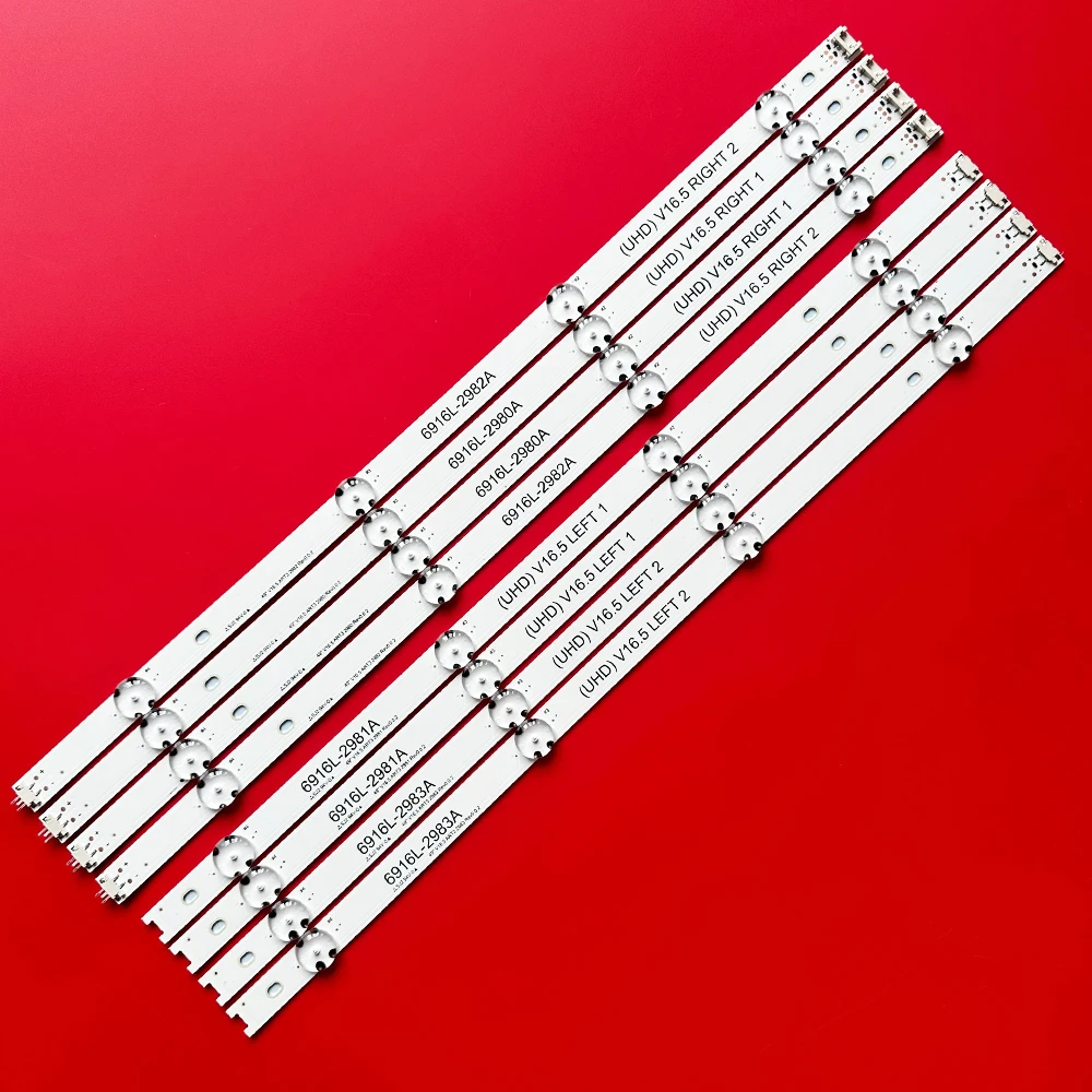 1/3TV LED backlight strip for LG 49inch TV 6916L-2705A 6916L-2706A 6916L-2707A 6916L-2708 49LJ58300W 49UH603V 49UH620V