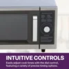 Microwave with Dial Control, 1 Cubic Feet Interior, Stainless Steel, 1000 Watts, UL and NSF Approved 3