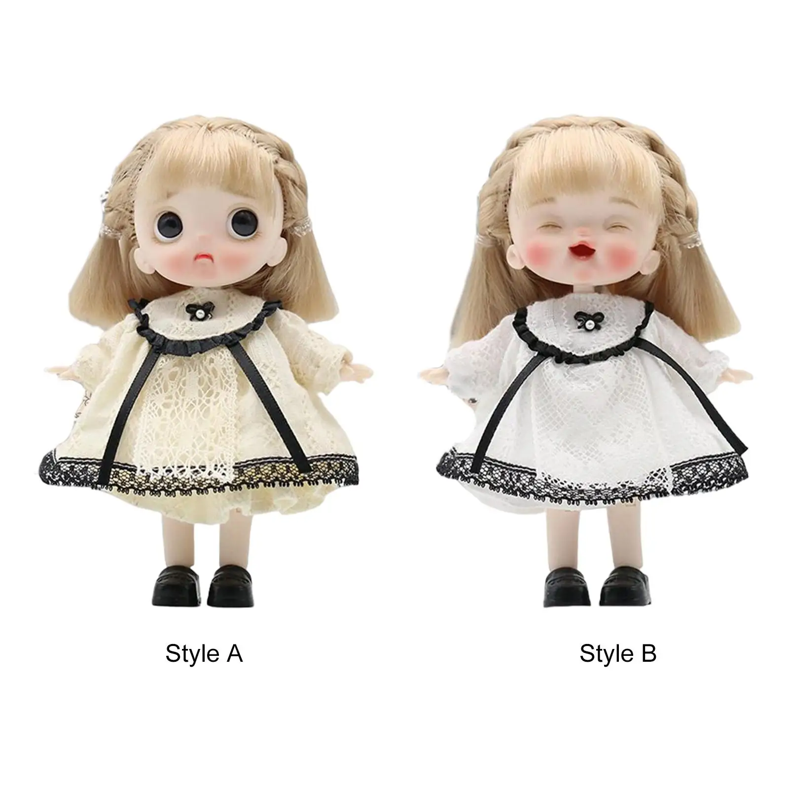 

14cm Ball Joints Doll,Dress up Accessories,Kids Girls Toys,Bendable makeup Doll