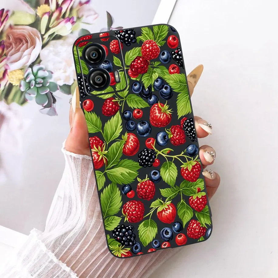 Stylish Butterfly Flower Soft Silicone Phone Case Cover
