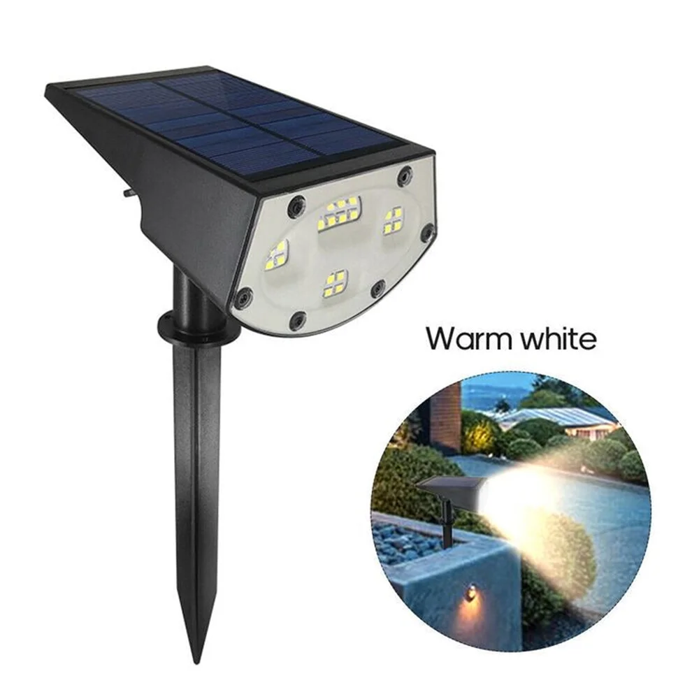 

LED Solar Spot Lights Outdoor Spotlight In-Ground IP65 Waterproof Solar Wall Light Outdoor Garden Light for Yard Lawn Landscape