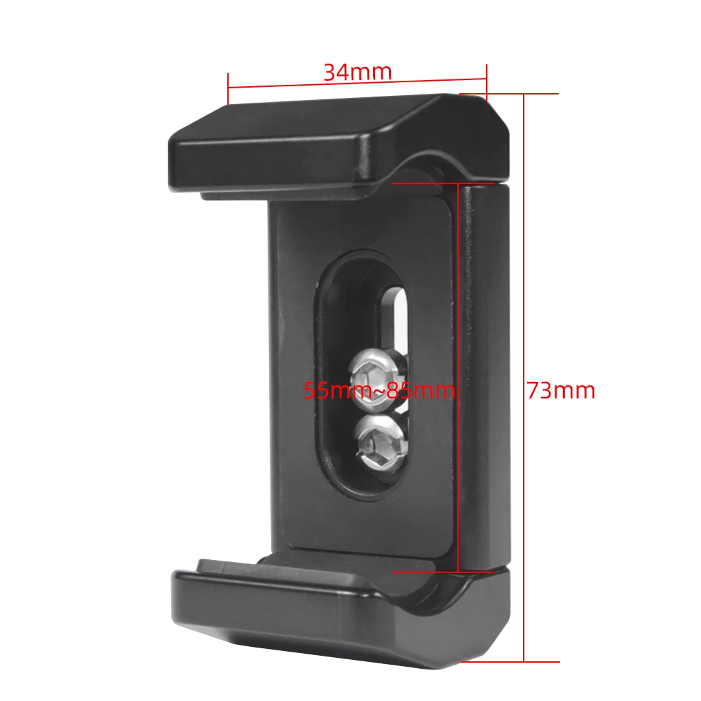 Universal Power Bank Clamp Mobile Phone Clip SSD Holder Cold Shoe Mount for iPho