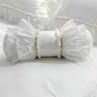 Beige Cute Lace cushion decorative bedding pillow European candy cushion princess big ruffle desgin lumbar pillow sofa pillows 1
