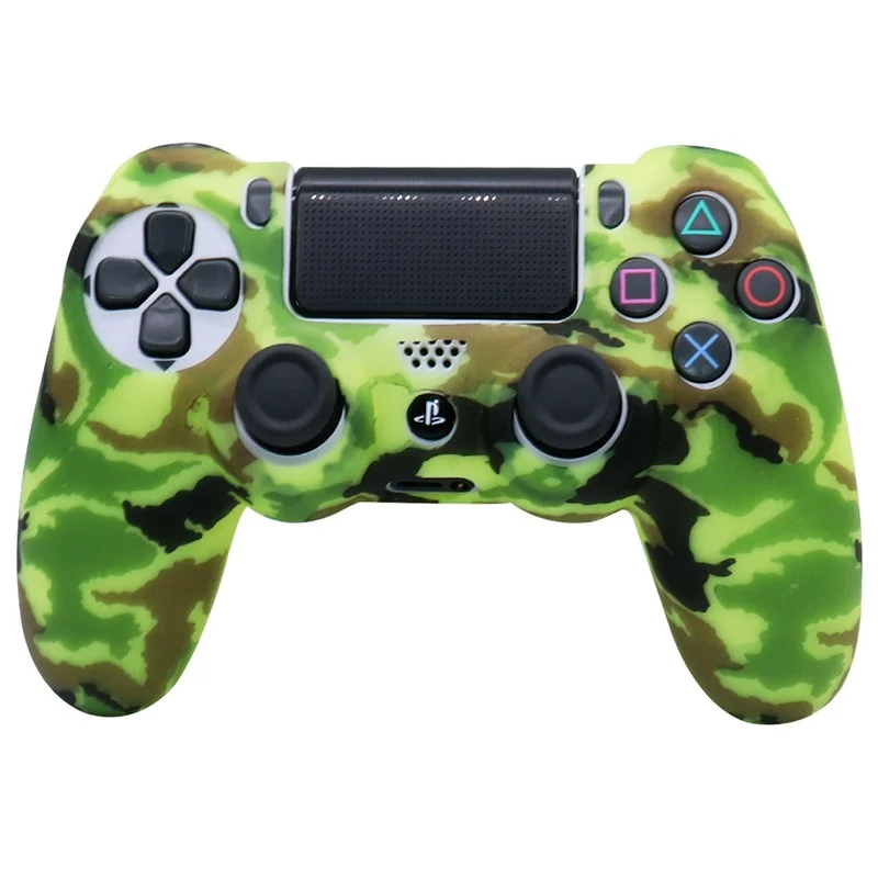 Soft Silicone Case Cover For PS 4 Controle Shell For PS4 Controller Skin Gamepad Joystick Controle Cases Covers