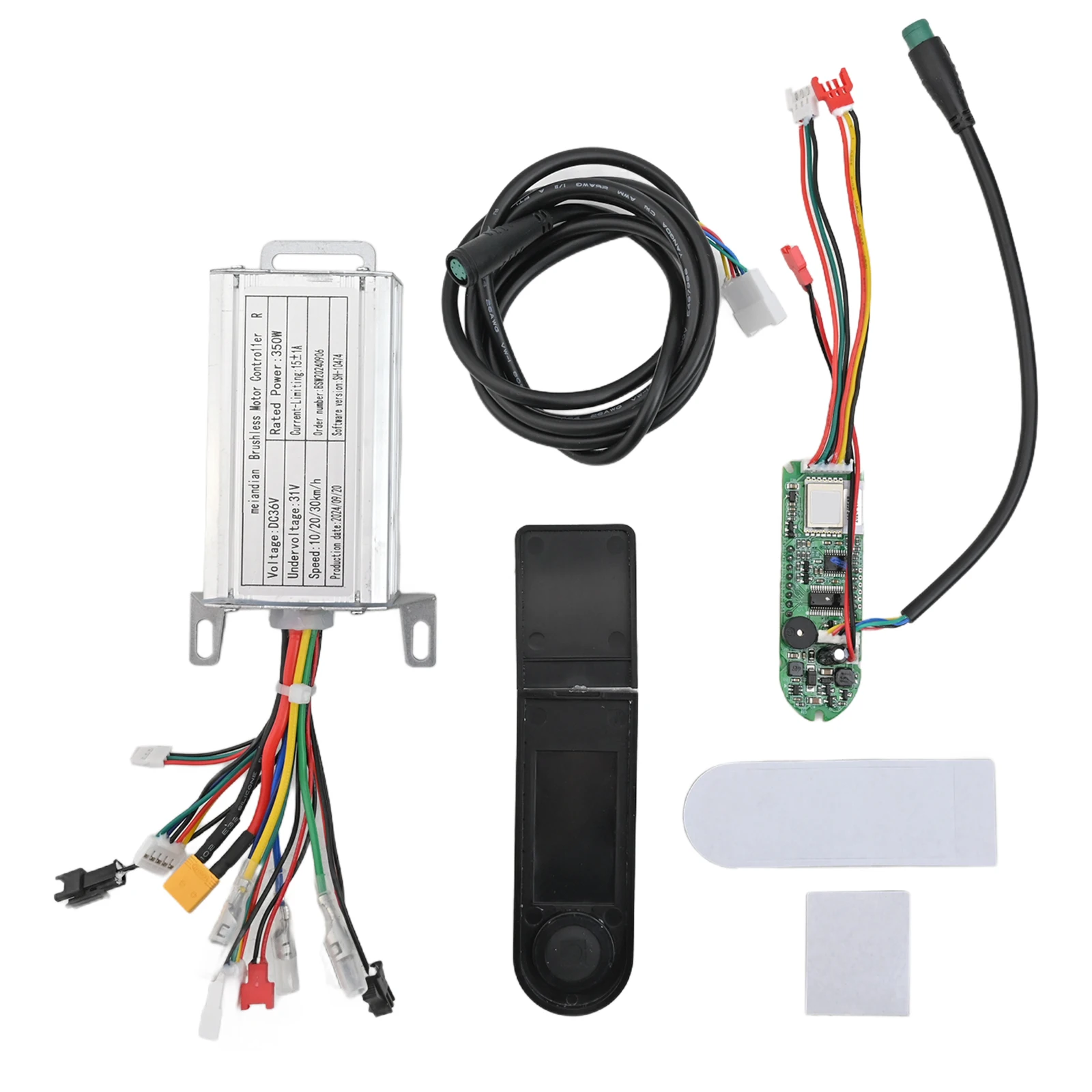 36V 350W Electric Scooter Controller Set With Dashboard & Lights - Replacement Kit With APP