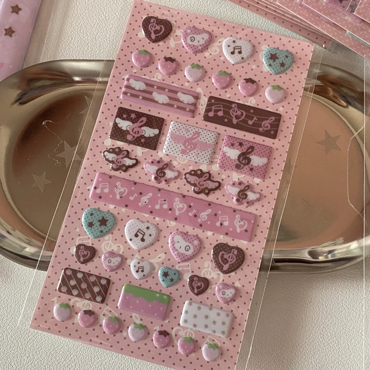 MINKYS Neue Ankunft 1pc Kawaii Blase Flügel Aufkleber DIY Sammelalbum Aufkleber Konfetti Telefon Kamera Dekoration Aufkleber – Detail 16