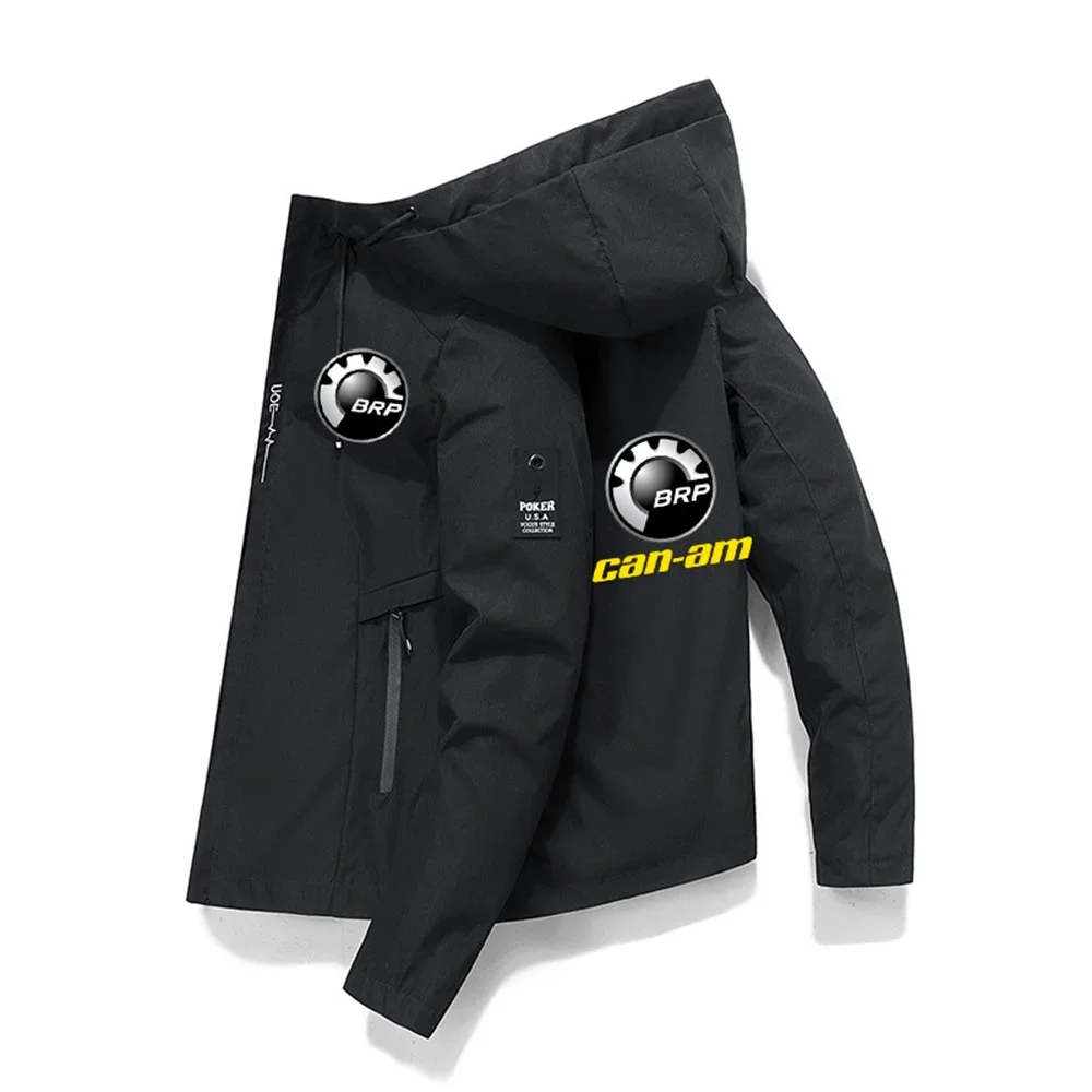 thumbnail image 1 of Chaqueta con estampado de logotipo de Brp Can am Auto para hombre, nueva primavera y otoño de 2023, chaqueta informal con cremallera, chaqueta de trabajo informal, chaqueta deportiva de moda, 1 of 4