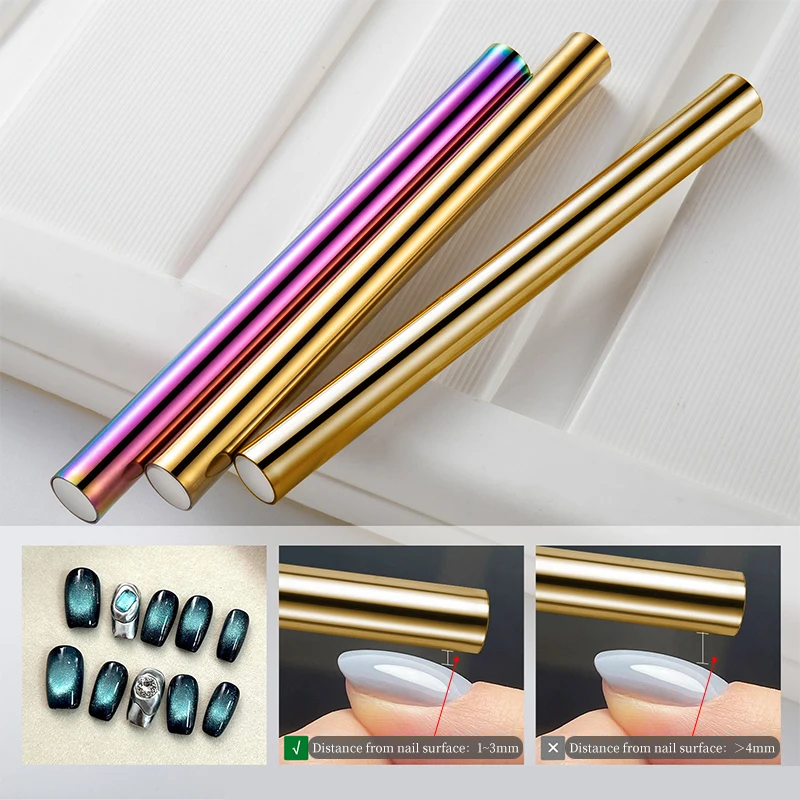 Magnetic Nail Art Tools Cat Eye Nail Tool Magnetic Nail Tools Magnetic Nail Pen Nail Care Tools Magnetic Rod for Gel Polish Nail Magnet Tool 1PC