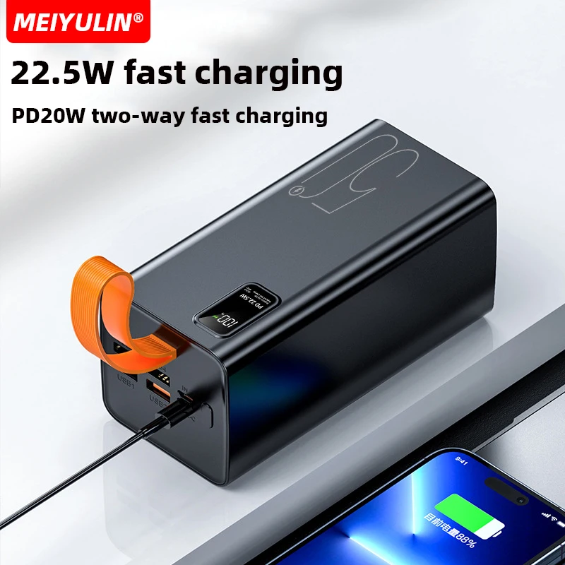 50000mAh Banca di potere di grande capacità portatile 20000mAh UAB C PD 20W Batteria esterna a ricarica rapida per iPhone 15 16 Xiaomi Samsung - Image 2