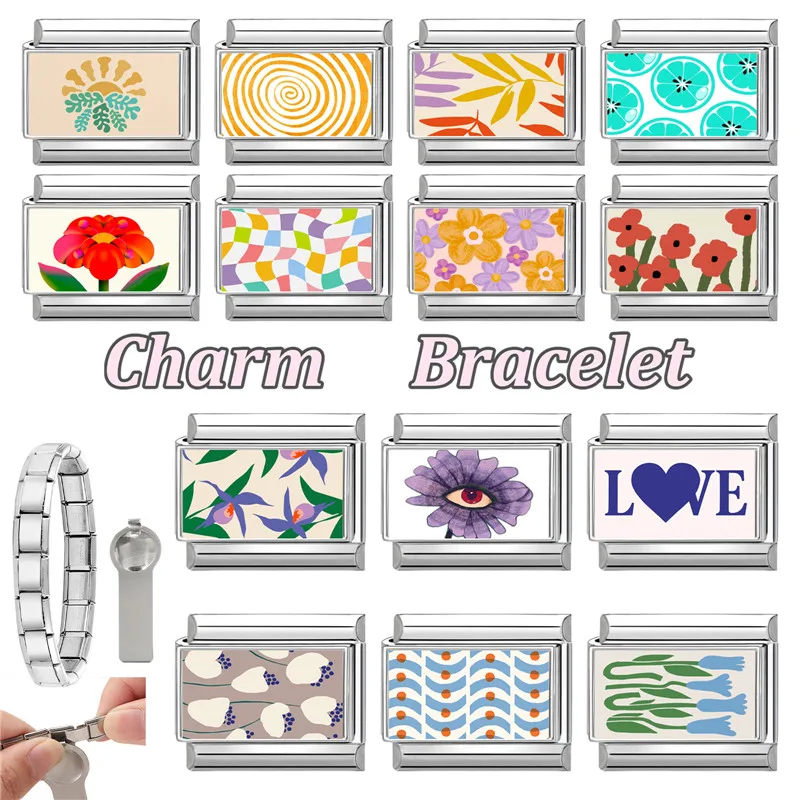 Italian Charm Bracelet DIY Making Beads Jewelry
