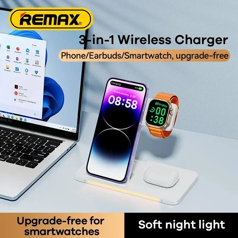 Remax-Wireless-Charger-22W-Fast-Charging-Foldable-Magnetic-for-Apple ...
