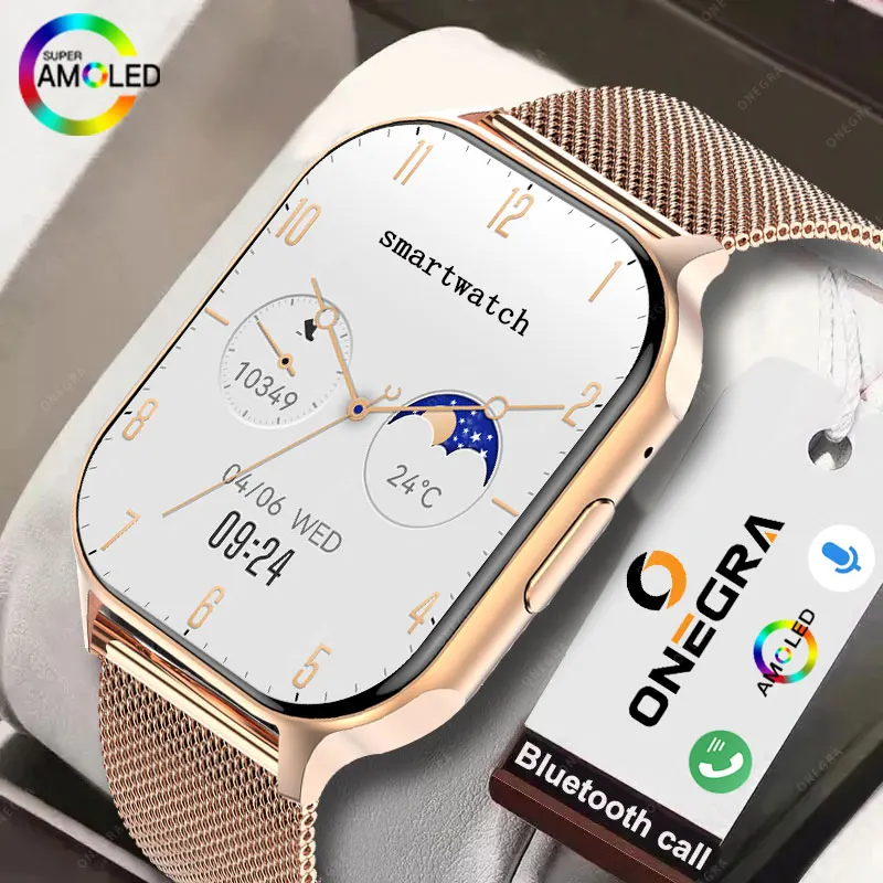 

New all-Touch BT Smart Watch AMOLED Waterproof Nfc Fitness Series Is Suitable Men And Women For Apple Android Smart Watch 2023.