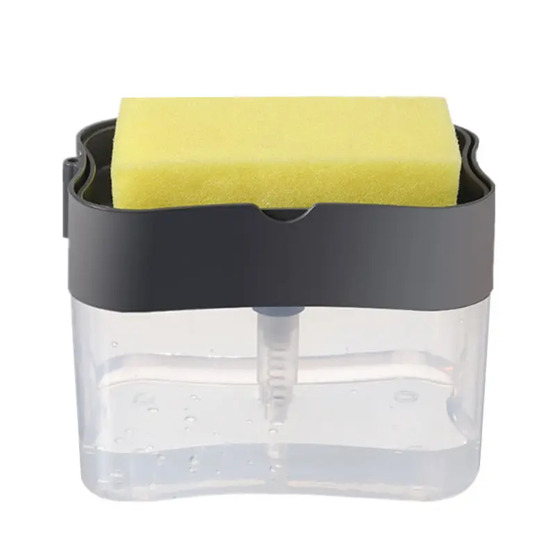 New Bathroom And Kitchen Soap Dispenser Box, Sponge Holder For Washing, Dishwashing With Cloth, And Soap Dispenser For Brushing 1