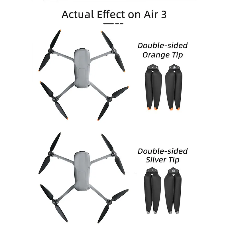 Hélices DJI Air 3 - 4/8 Pcs Faible Bruit CW/CCW
