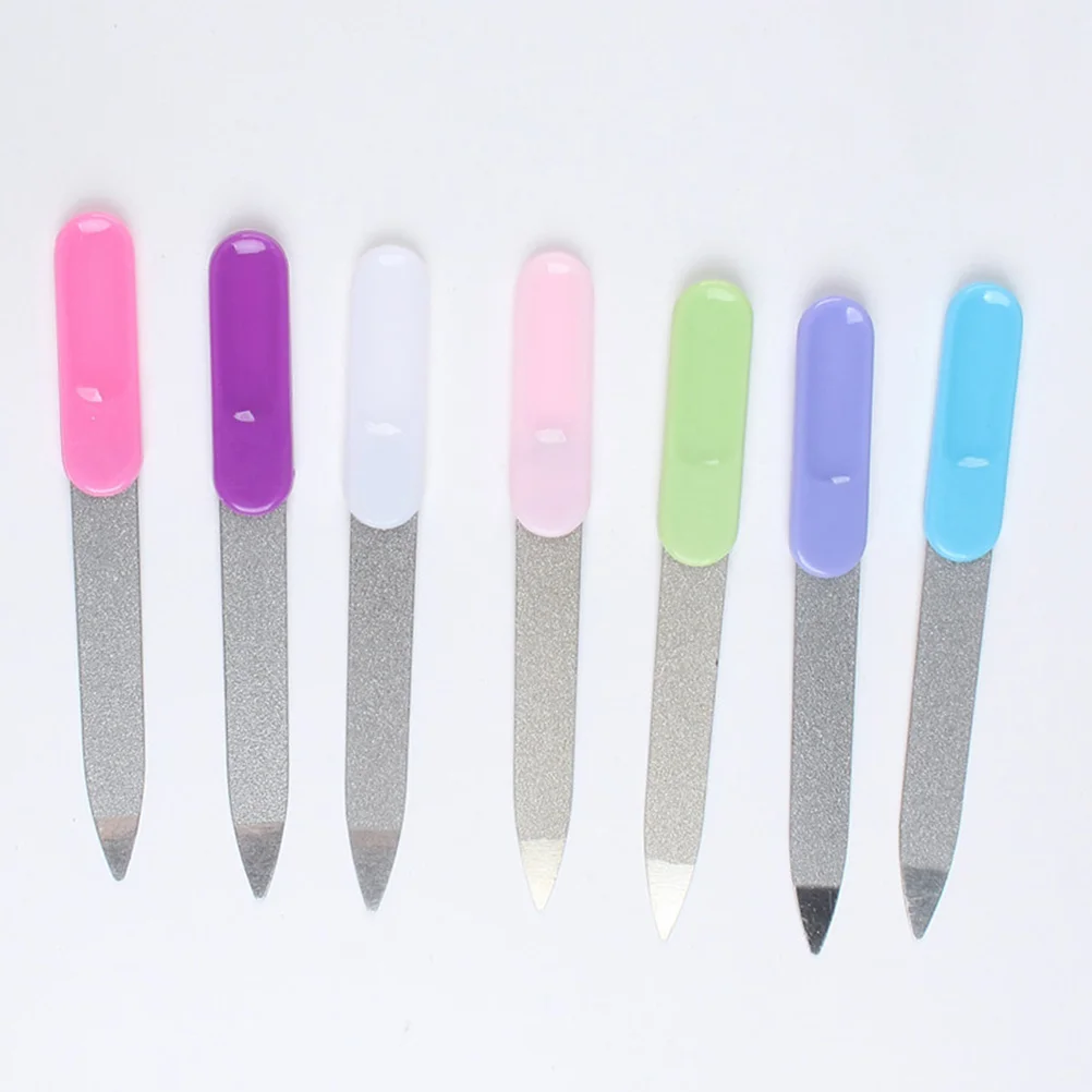 

Fingernail Files Stainless Steel Glass Professional Manicure Tools for Nial Metalic Pedicure