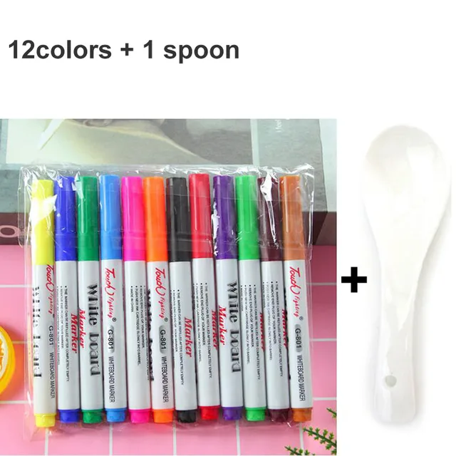 12 colors with spoon