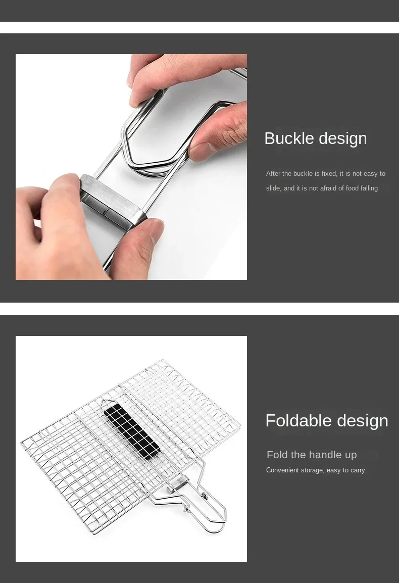 Non-stick Home Barbecue Basket Cookware Bbq Barbecue Kitchen Utensils Grill Mesh Mat Party Tools Meat Picnic Steak Vegetable Bar