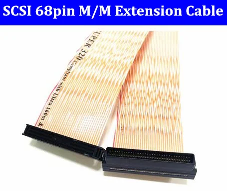 

High Quality SCSI 68pin Extension Cable SCSI 68P Male to 68 Pin Male Cable 50cm