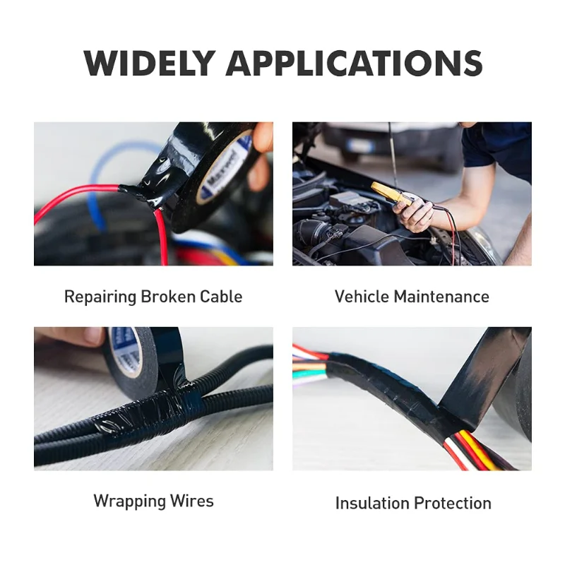 Cinta eléctrica de colores resistente a la intemperie de 20 pies. Colorea tu cableado eléctrico de forma segura con vinilo de PVC para interiores/exteriores, Listado UL a 600V