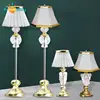 1:12 Dollhouse Retro European Style Mini LED Lamp Reading LED Table Light Lamp Wall Light Battery Powered Room Outdoor Decor Toy 1