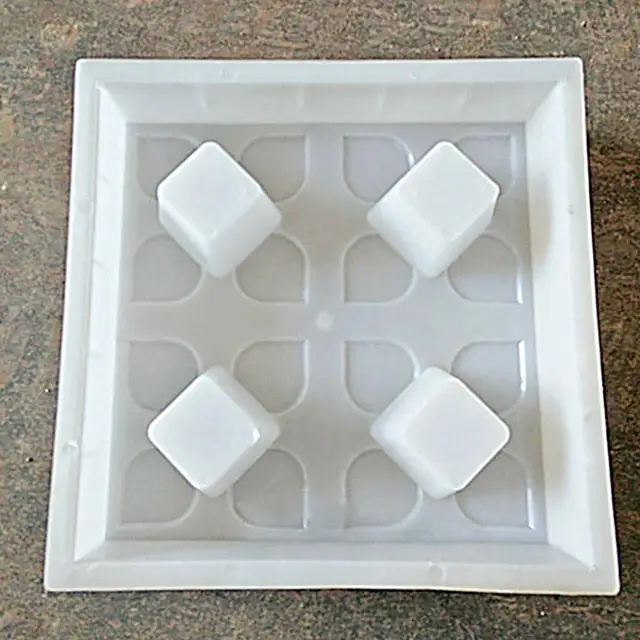 Diy Négy Lyukú Gyep Ültetése Tégla Penész Műanyag Burkolat -Burkolat Járvány Sétány Kerti Épületek Kiegészítők