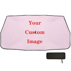 Custom Car parasol Car Windshield Cover UV Protection Sun Shade Front Window Interior Protection Folding umbrella New 2022