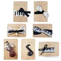 67JC Headwear Hair Violin Musical Note Headdress for Daily Wearing Parties 1