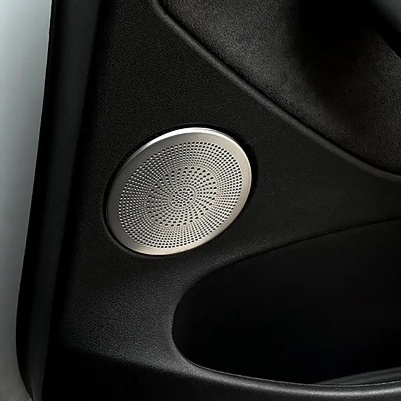 Copertura Altoparlante In Acciaio Inox Per Tesla Model 3 Highland 2024 - Adesivo Per Diffusore Portiera, Rivestimento Tweeter Interno Auto