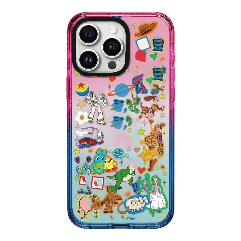 

Cartoon Animal 2.0 Acrylic Colorful Border Phone Case Cover for IPhone 11 12 13 14 15 Pro Max Case for IPhone 14 Pro