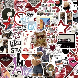 Colorful Trendy Y2K Cartoon Stickers Set - Fun Decoration for DIY Projects & Personalized Accessories (10PCS)
