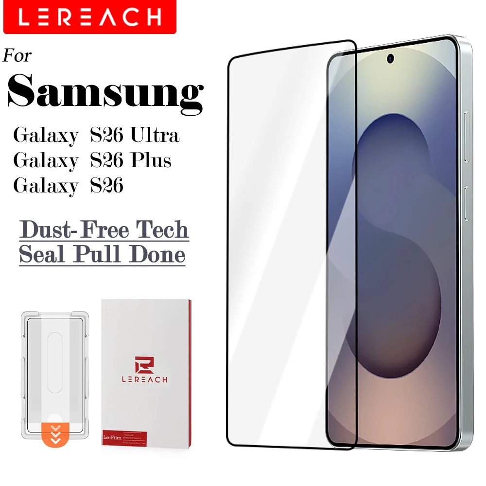 Lereach Tempered Glass Screen Protector with Positioning Box