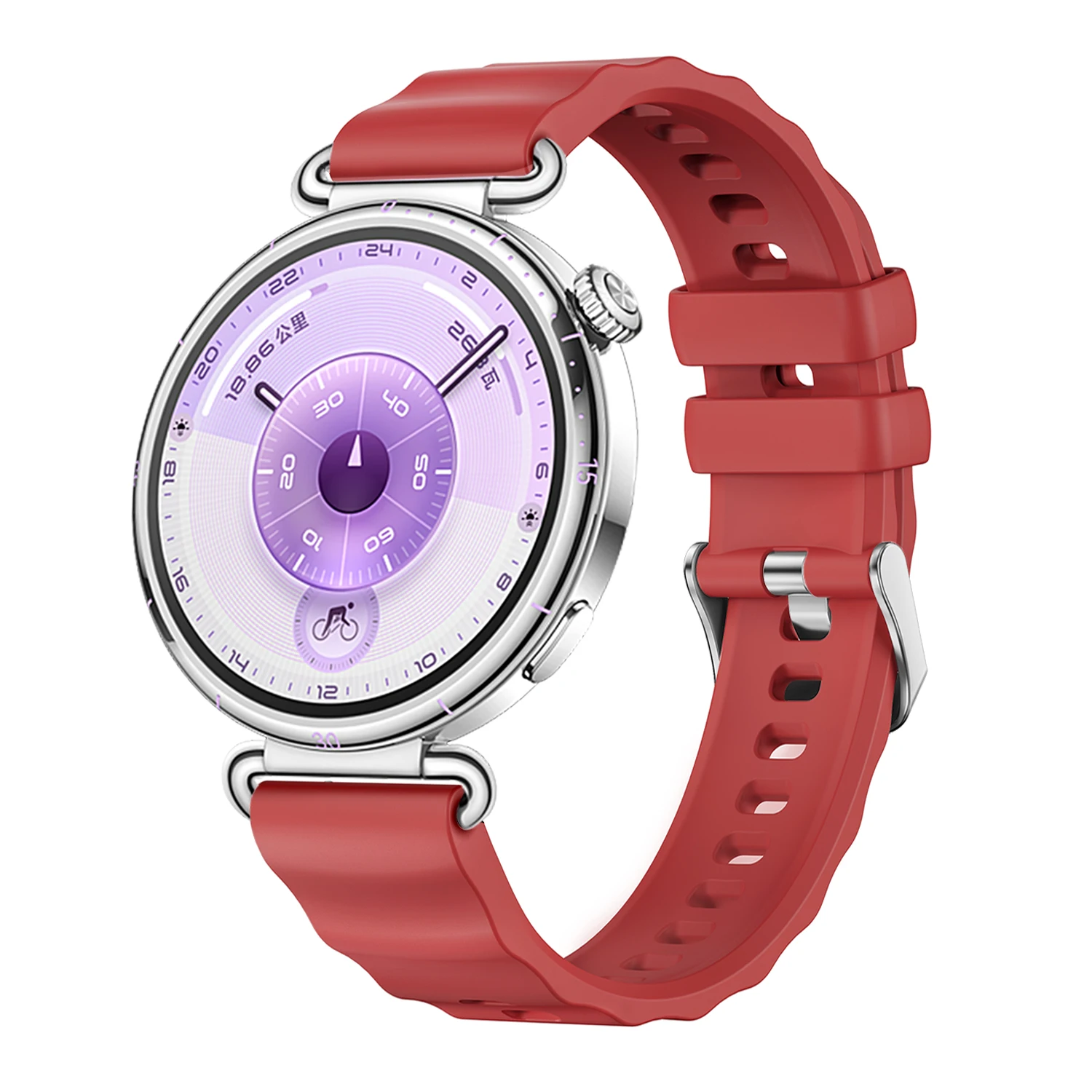 18mm Soft Silicone Watch Strap Wristband Bracelet Accessories