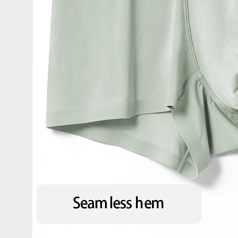 4pcs Men's High-end Cotton Underwear Boxer Shorts Comfortable Cotton breathe Underpants Antibacterial Panties