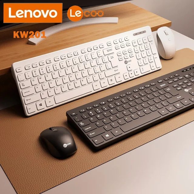 New Lenovo KW201 Wireless Keyboard Suit: A Sleek and Convenient Solution for Gamers and Office Users