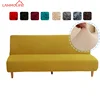 LANMOLIFE Armless Futon Sofa Cover For Sofa Bed Cover Spandex Non-Slip Machine Washable Furniture Cover For Living Room Office 1