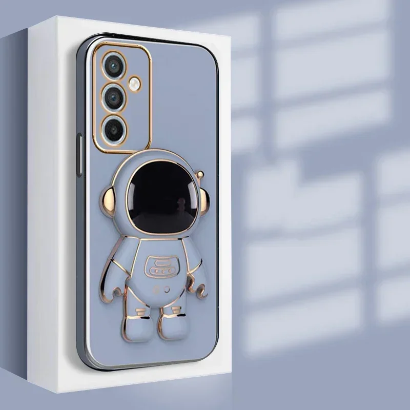 Astronaut Bracket Plating Phone Holder Case